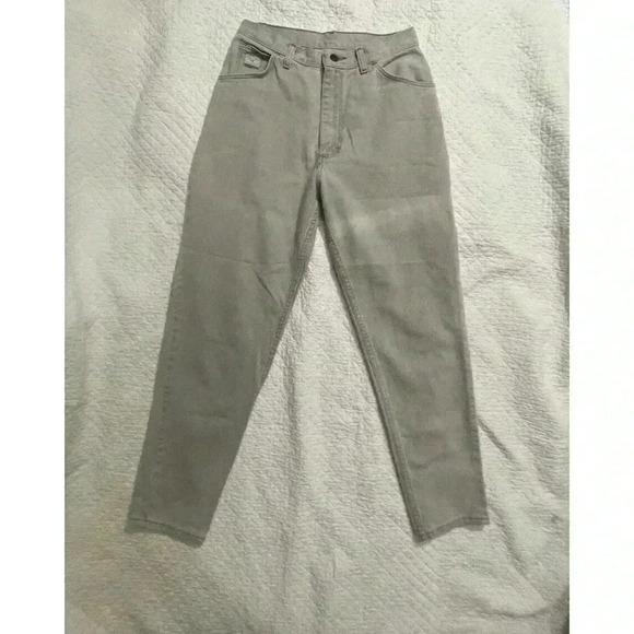 Wrangler Ladies Jeans Gray Size 9/10 Light Spot On Leg See Pictures - Picture 1 of 4